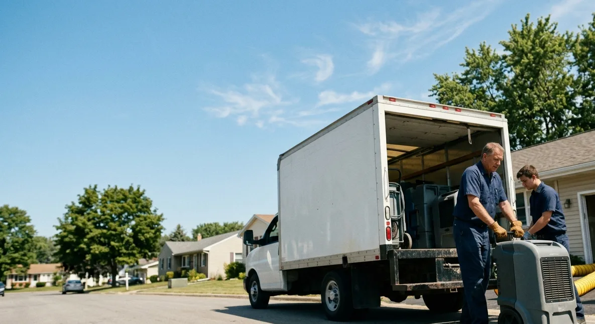 Water Damage Cleanup in Ironton, OH near me